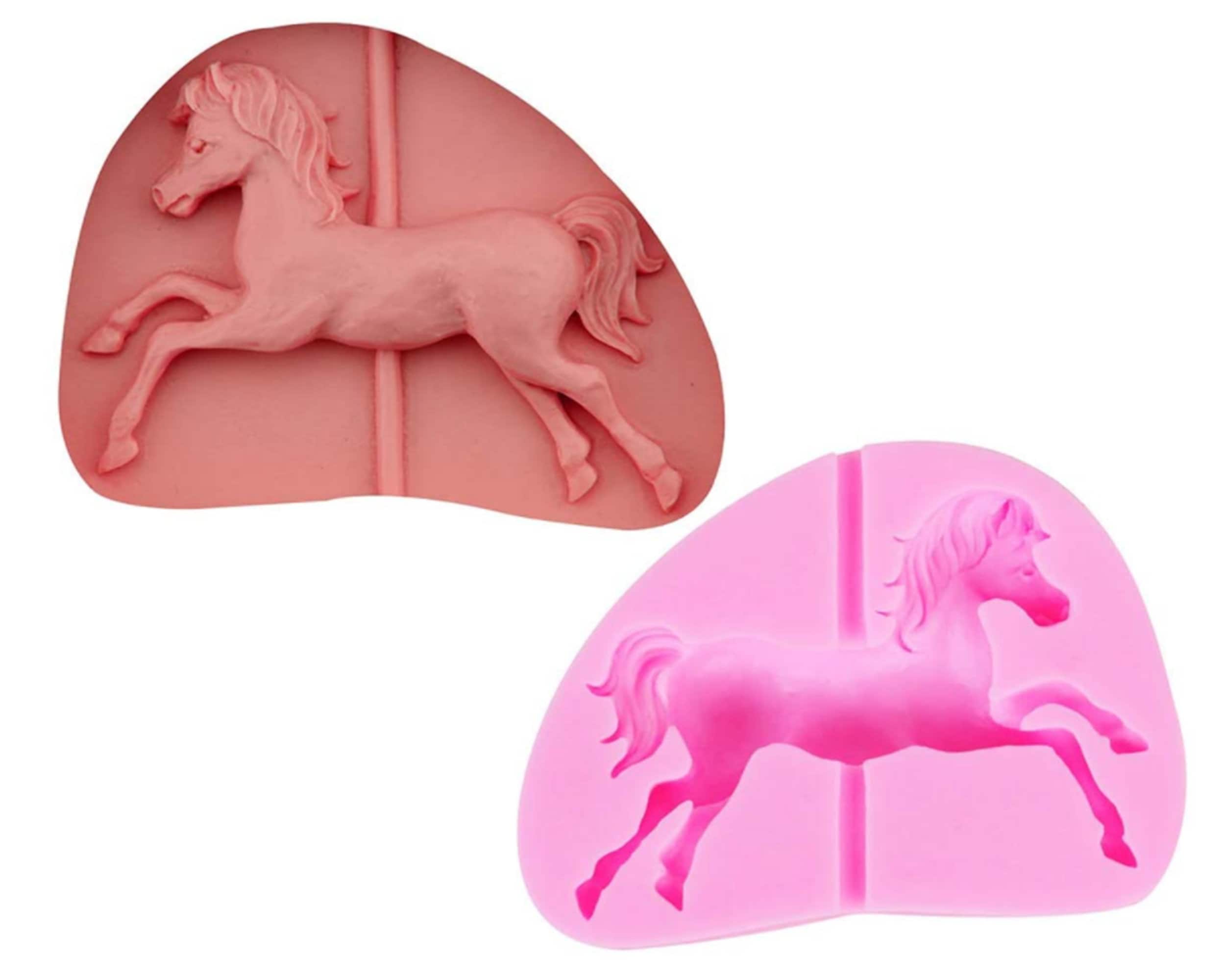 Acheter Moule en Silicone 3D en forme de cheval de troie, pour gâteau  Fondant, Biscuits au chocolat, outils de décoration de mariage