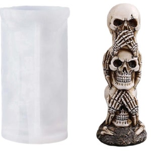Red skull - Beeswax candle – Pandora Witch Shop