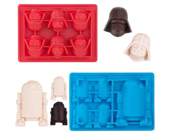 Moules à bonbons au chocolat en silicone pour les fans de Star Wars, Moule pour Jello, Décoration de gâteau, Caryon, Pudding, Cire, Glaçon