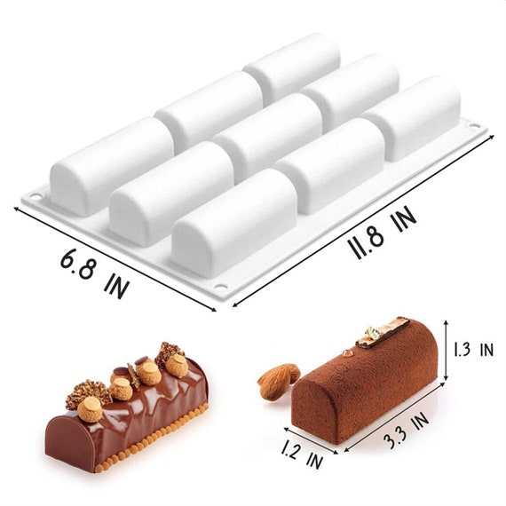 Moule à chocolat silicone - Mini buche - Moules à gateaux