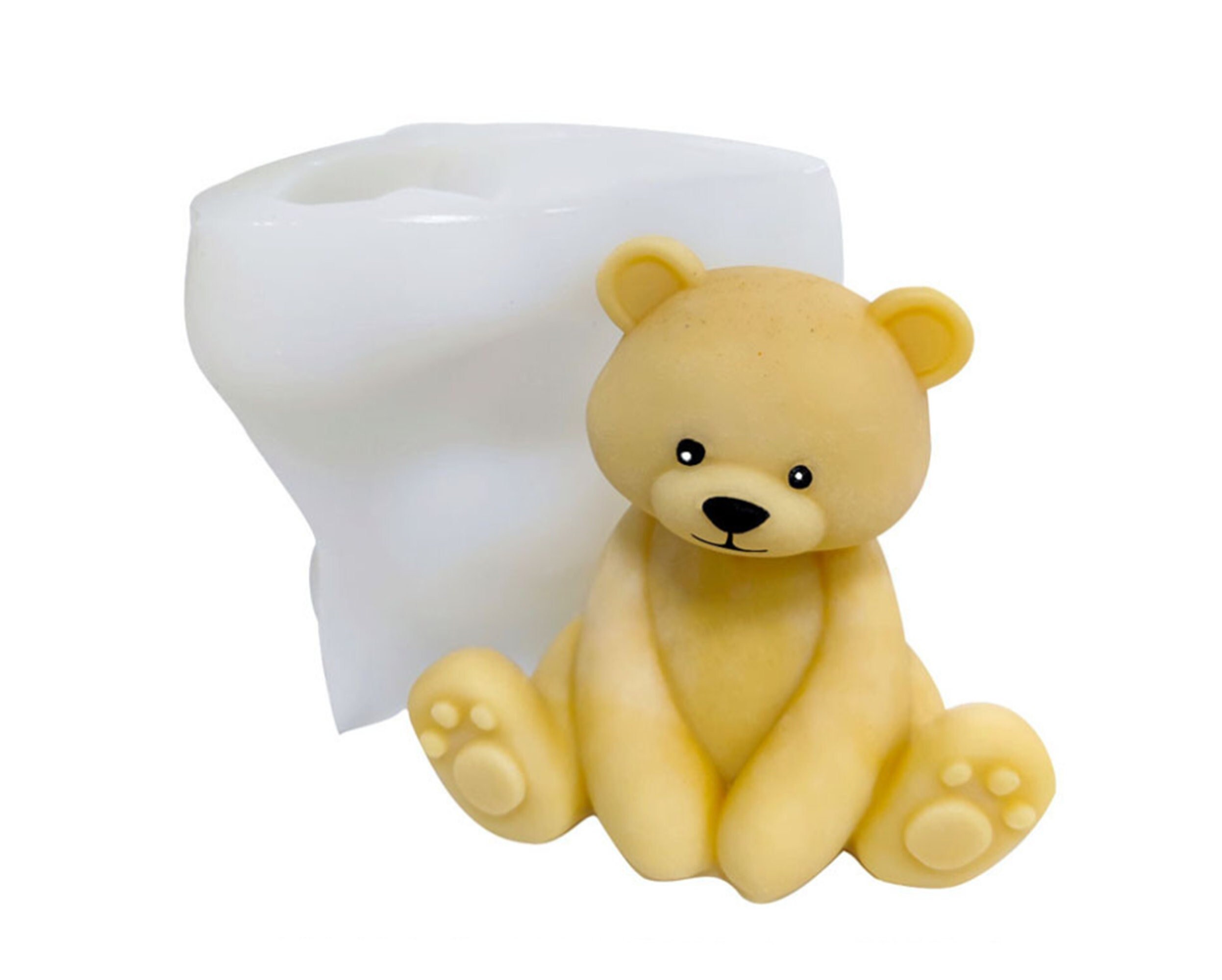 Bären-Silikonform – 3D-Bär-Form Für Kerzen, Sc Produktbild-Vorschau 2