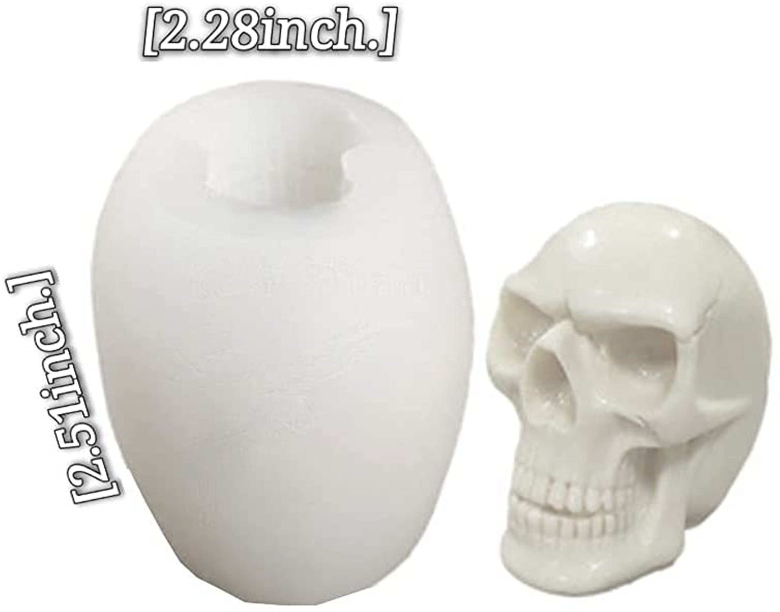 Skull Candle Molds Skull Silicone Mold 3D Candles Mold Soap Etsy UK