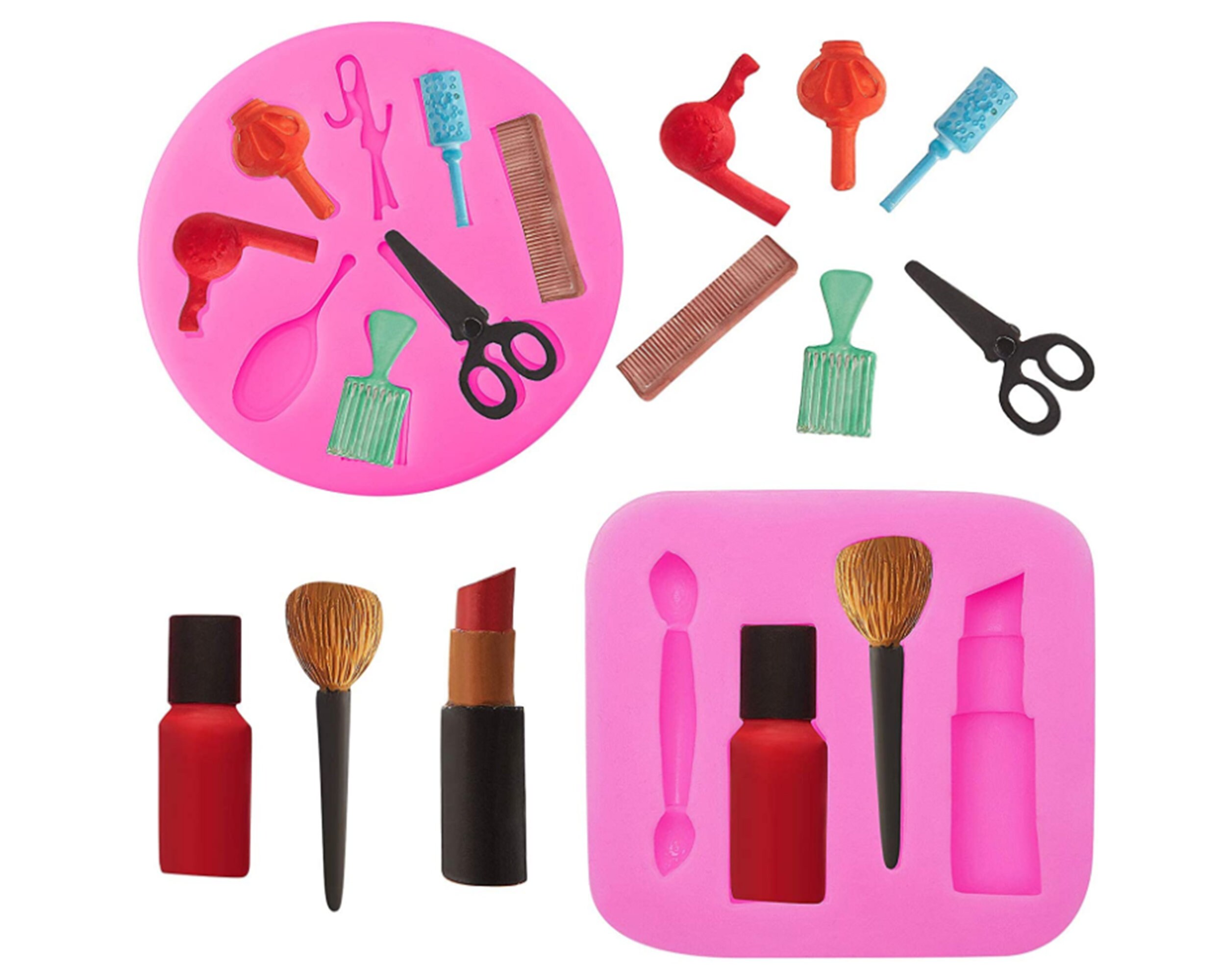 fondant makeup molds