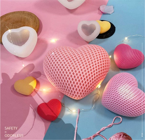 1piece Valentines Day Mold Heart Shape Candy Molds Silicone Mini