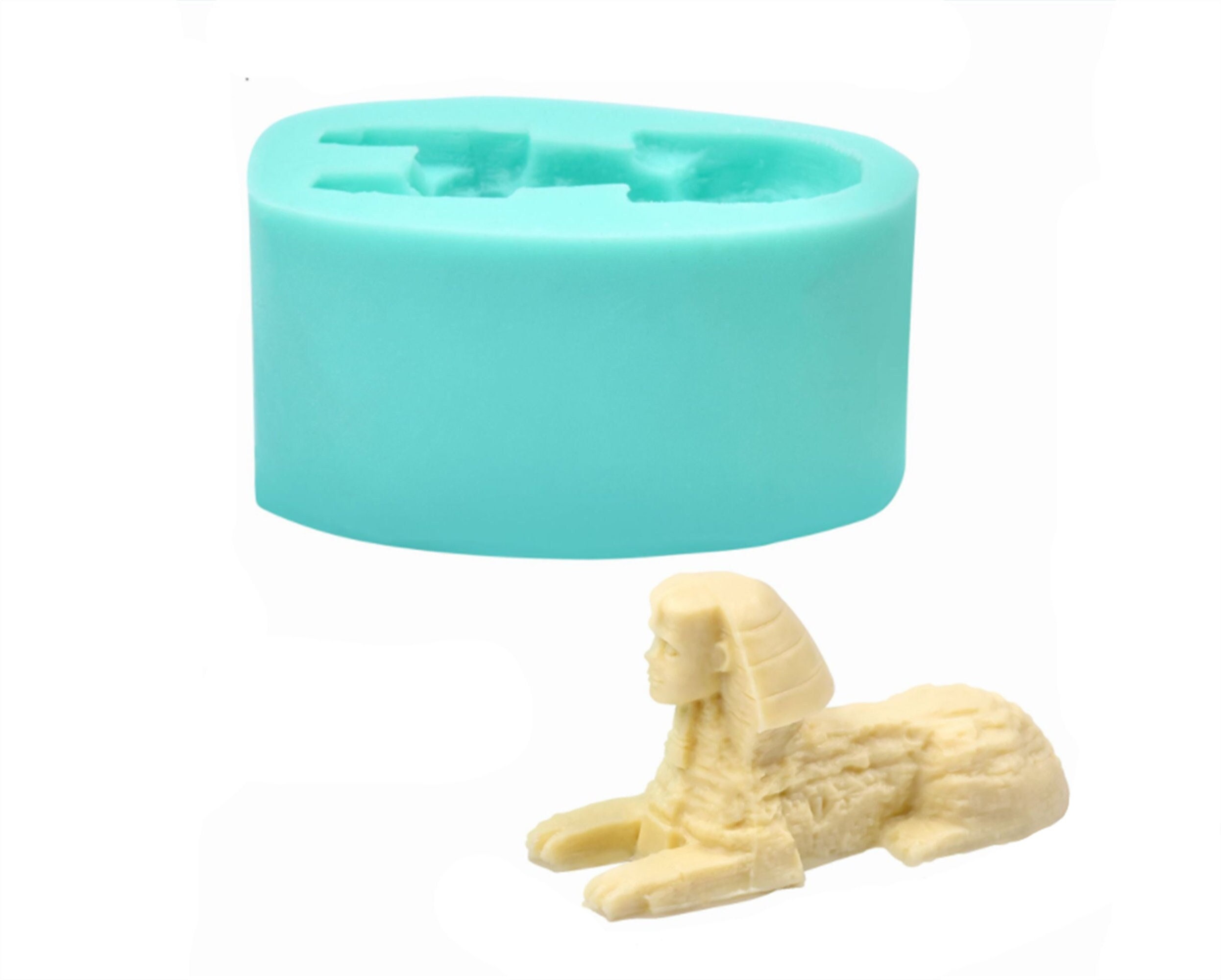 Sphinx shaped silicone mold Egyptian style cake decoration Halloween mummy 3D three-dimensional mold