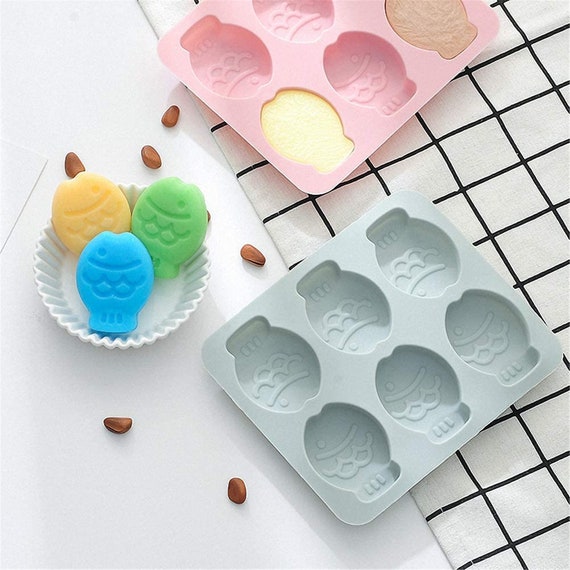 Fish Shaped Silicone Molds for Chocolate Candy Gummy Fondant Gelatin Jello  Jelly Baking Cake Soap Crayons Wax Melt Plaster Ice Cube Tray 