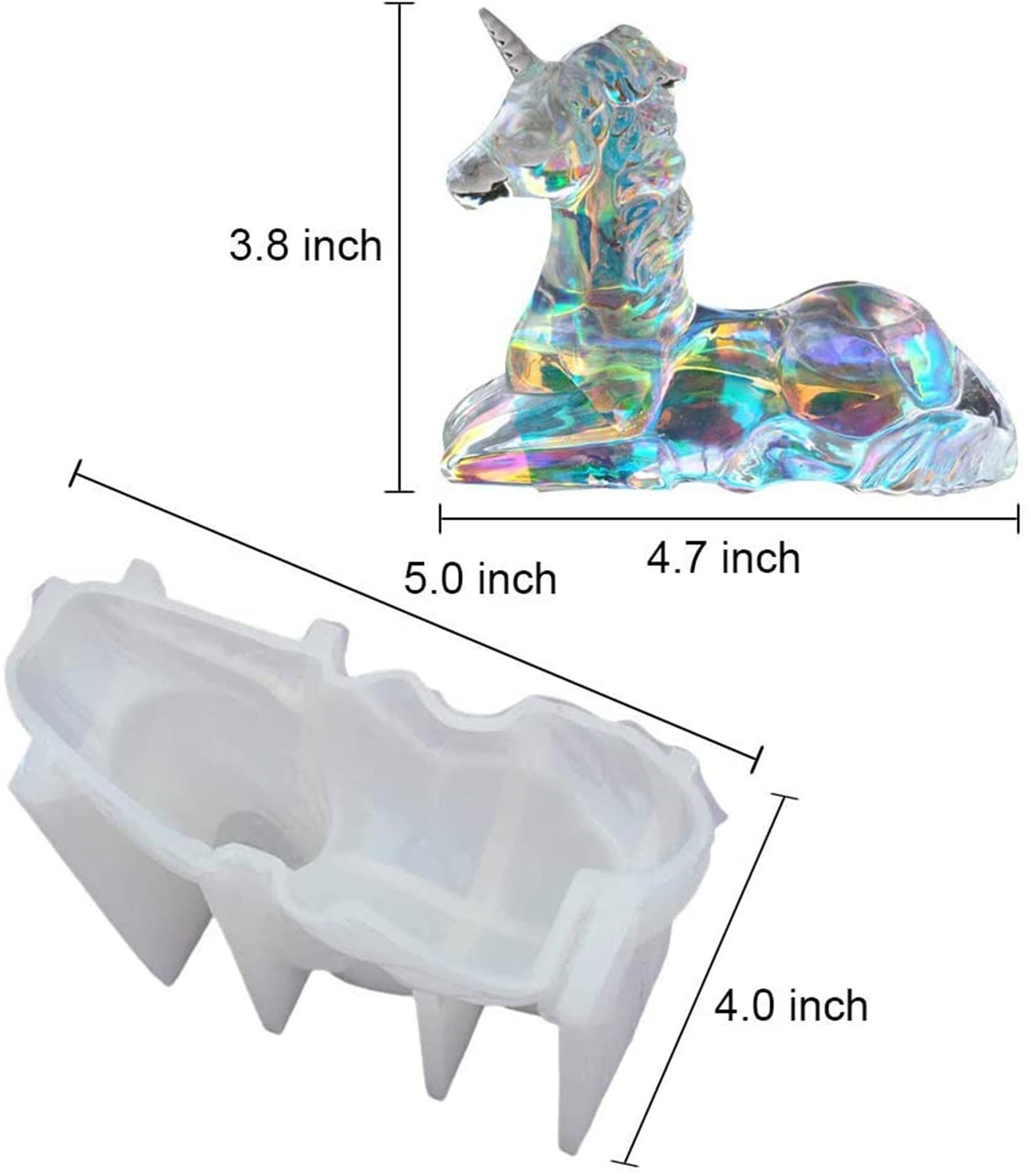 Unicorn Resin Molds Crystal Silicone Molds for Resin Epoxy Etsy UK