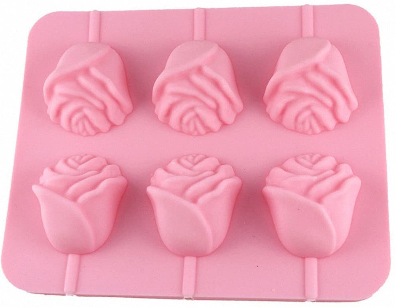 3D Flower Lollipop Mold and 20pcs Sticks Rose Silicone Lolly Etsy