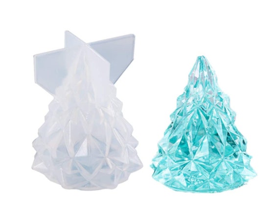 3D Resin Christmas Tree Mold, Silicone Resin Mold for DIY Epoxy