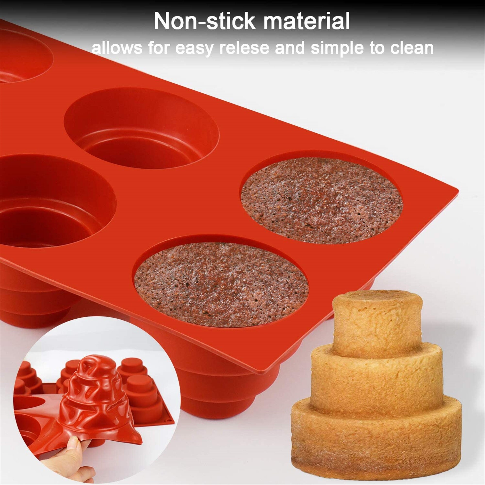 Mini Silicone Non Stick Cake Mold Pan - Instant Pot Party