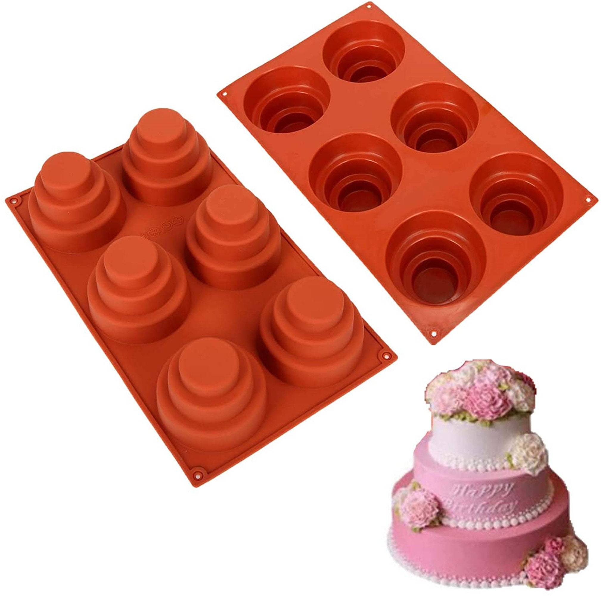 Round Cake Tier Cake Mold Kransekake Cake Molds Silicone Mini