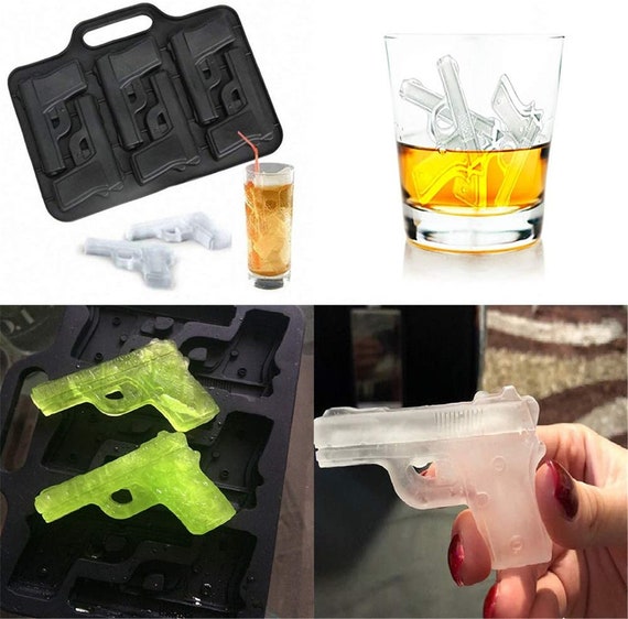 Aprikote Ice Cube Tray, Large Size Silicone Flexible 8 Cavity Ice Maker, Ice  Mold for Whiskey, Bourbon and Cocktails, 2pack 