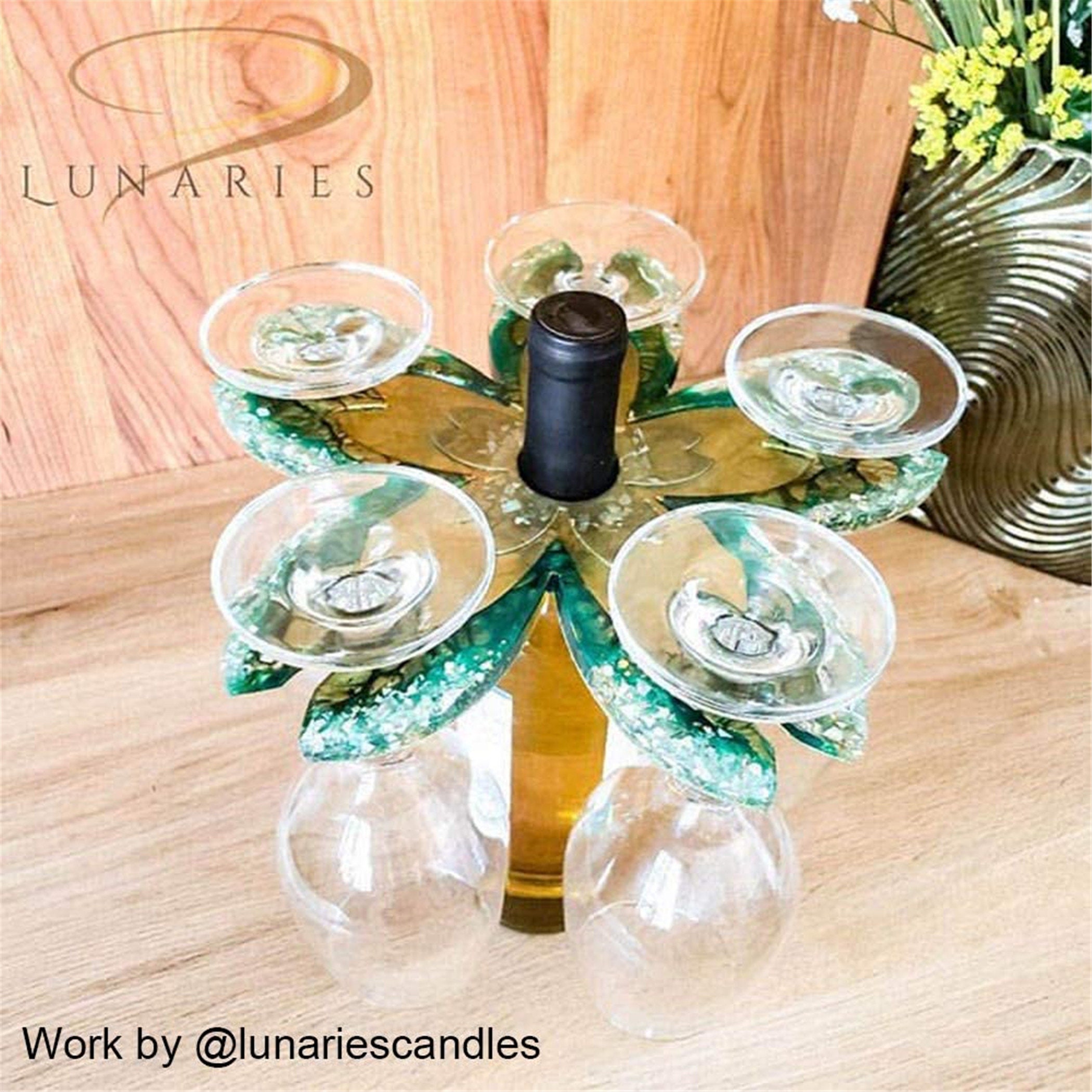 Flower Wine Glass Holder Resin Molds , Cup Holders Silicone Molds, Wine  Holder Mold, Diy Glass Holder, Home Decoration , Craft Casting Art 