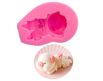 Valink Stampo In Silicone 3D Forme Pecora, Coniglio, Cigno - Per Sapone, Candele, Cioccolato, Torte, Fimo
