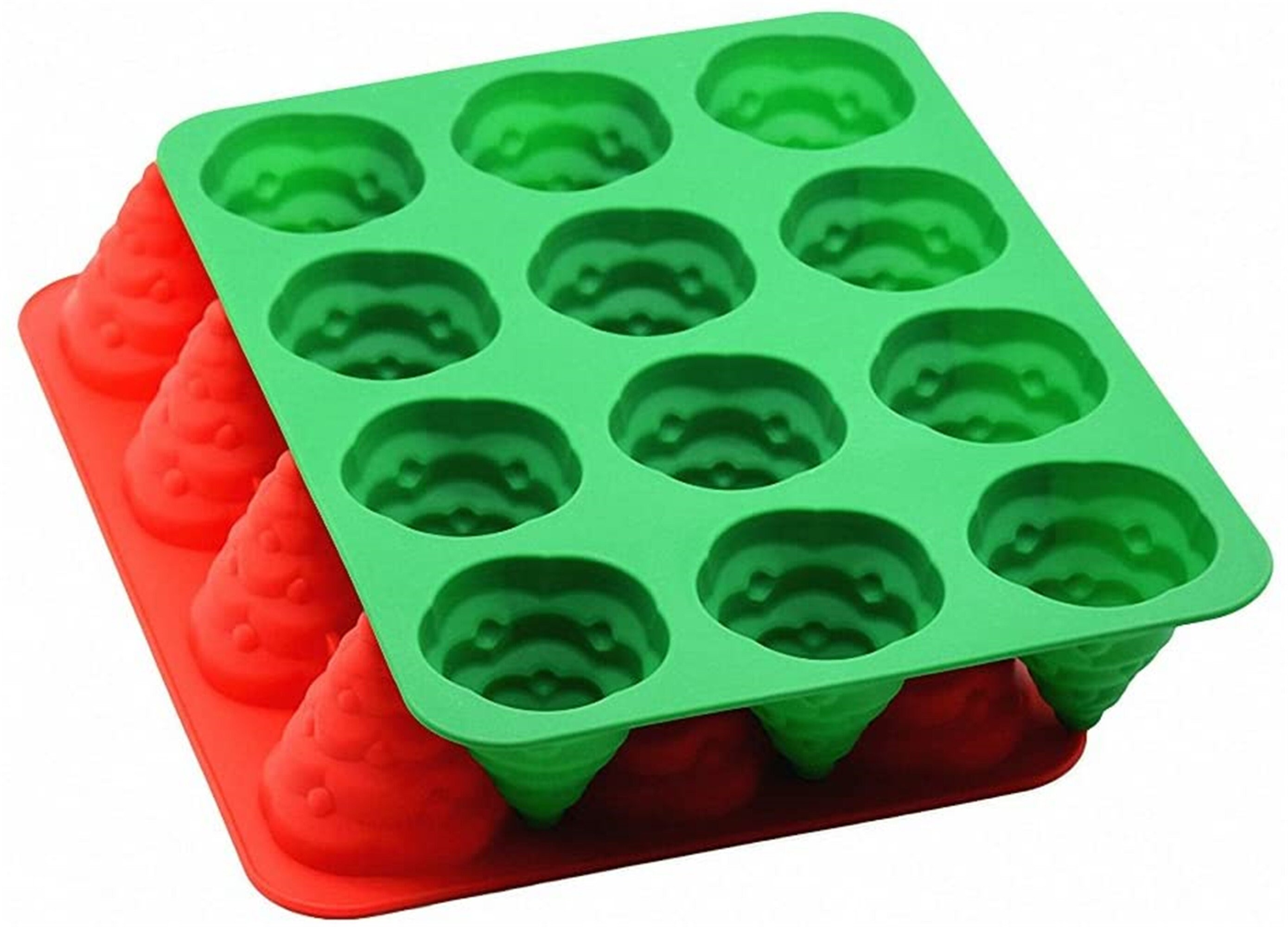  Webake Christmas Tree Silicone Molds for Ice Cube 8