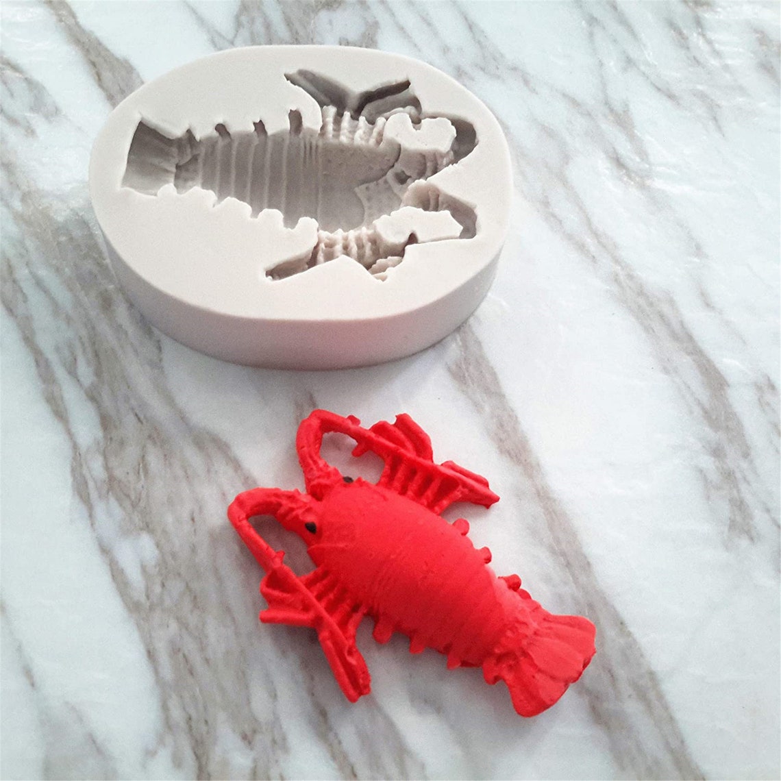 Lobster Fondant Cake Decoration Molds Silicone Mold for Etsy