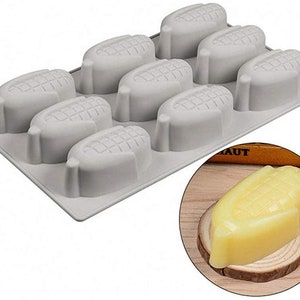 Silikonform 3D Mais: Süßigkeiten, Schokolade, Jello, Mousse-Kuchen, Seife, Lotion Bar Herstellung