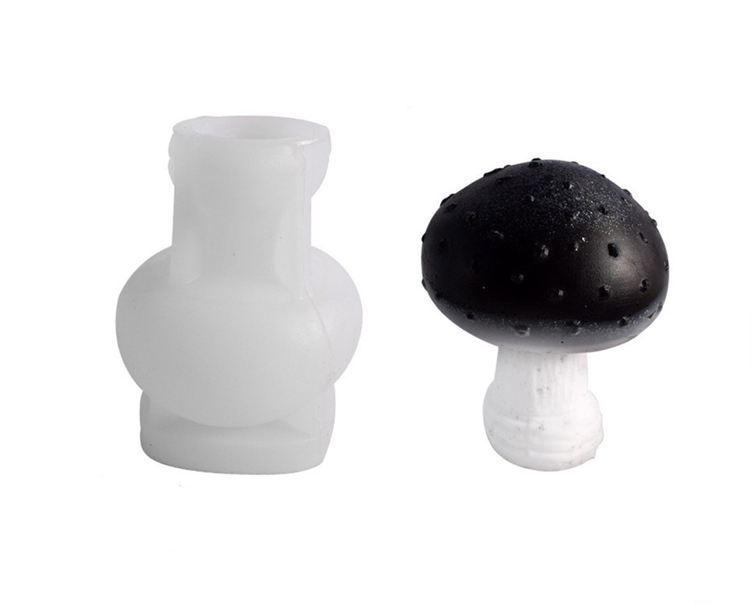  3 Cavity 3d Mushroom shape Silicone Mold for DIY