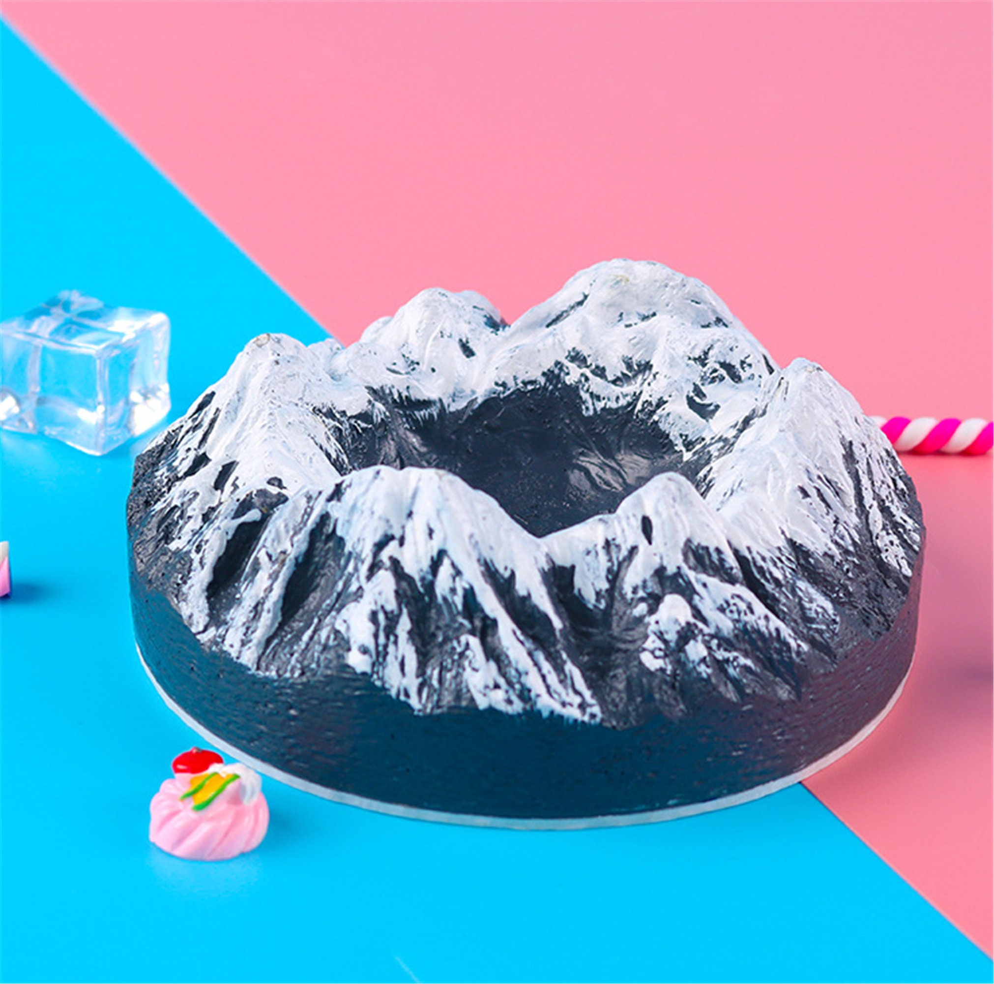 Large Snow Mountain Peak Ashtray Resin Molds Silicone Mold for Etsy UK