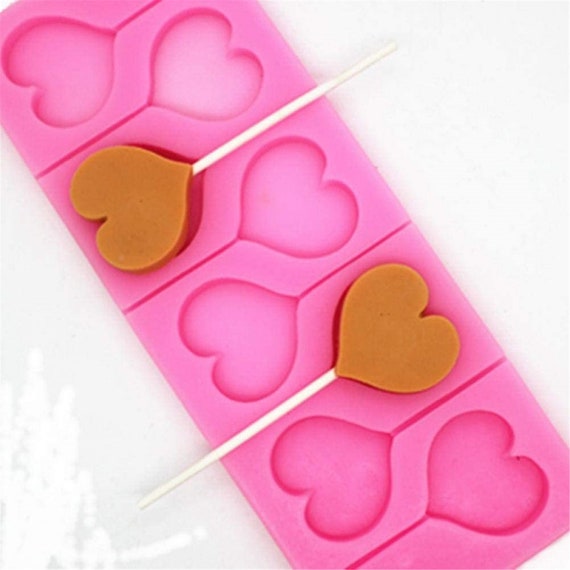 Silicone Holding Hands Heart Mold and two 8 cavity heart molds