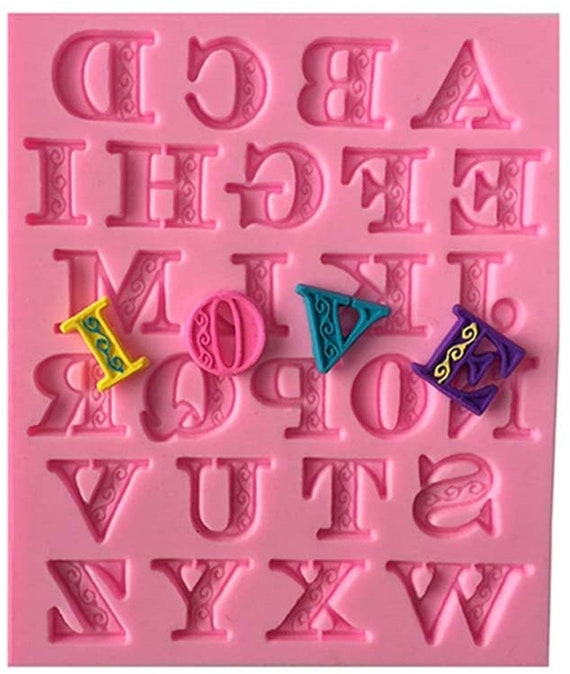 Alphabet fondant molds hotsell