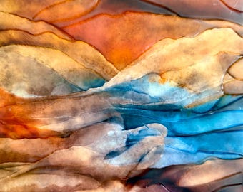 Encaustic - Southwest Abstract