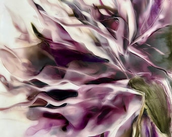 Purple Petals In The Wind