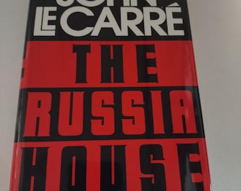 John Le Carre The Russia House 1989 1st edition Hardcover Dust Jacket ISBN 9780394577890 Fiction, Vintage