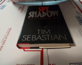 Spy Shadow by Tim Sebastian 1990 1st Edition & First Printing hardcover with jacket ISBN 9780385298803 Fiction, Vintage
