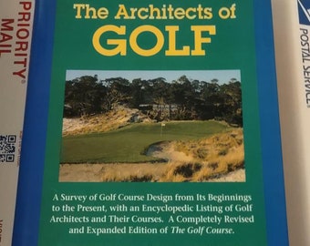 The Architects of Golf Signed Geoffrey S Cornish 1993 1st Edition ISBN 978006270082