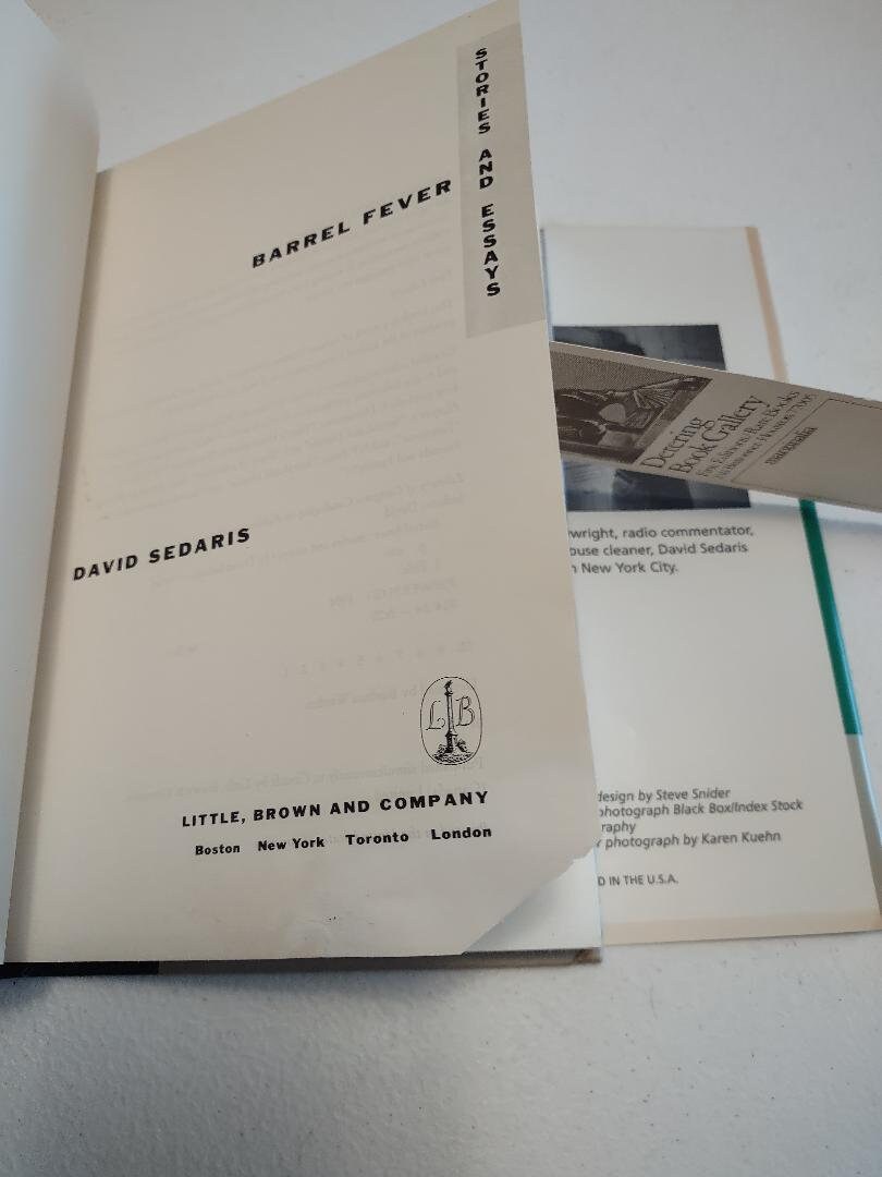 洋書 BARREL FEVER DAVID SEDARIS FIRST EDITION Barrel Fever Stories & Essays 1ST Edition: Sedaris, David