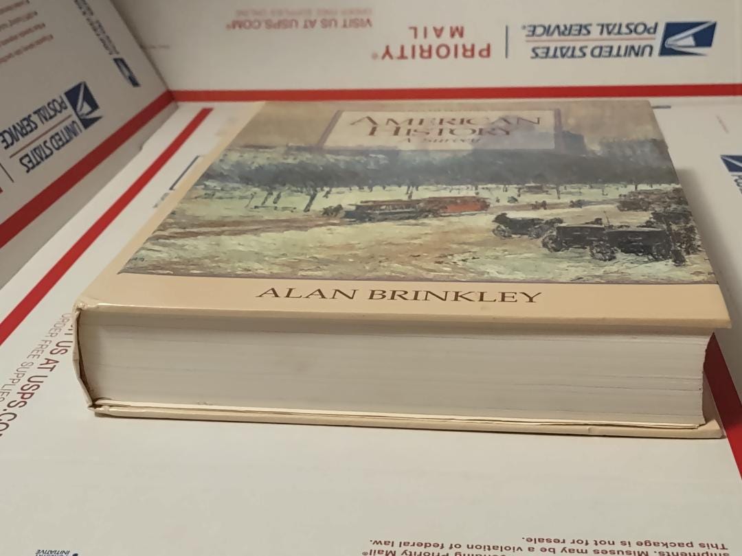 American History Textbook by Brinkley, 9th Edition (1995 Hardcover) - Etsy