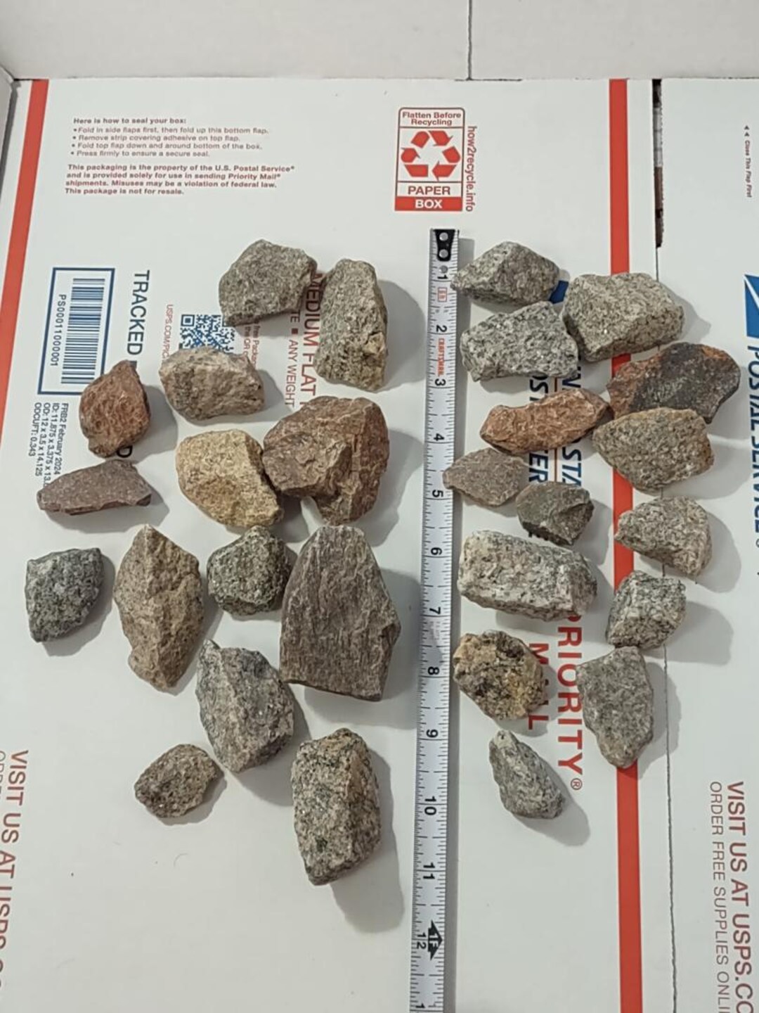 Handpicked Granite Stones: 2 Lb 11 Oz, South Carolina Craft Rock - Etsy