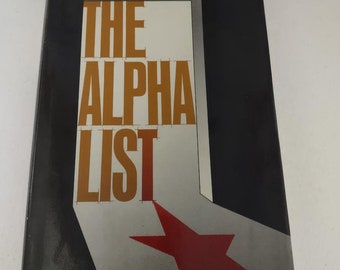 New 1979 - The alpha list by Ted Allbeury Hardcover 1st American Edition ISBN 0416007716 Vintage book, Fiction, Spy, Collectable