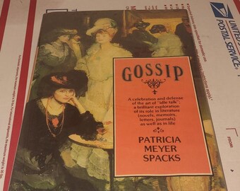 Gossip by Patricia Meyer Spacks: 1985 First Edition, English
