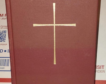 Book of Common Prayer, Wine color 1979 Hardcover, The Episcopal Church 0898690803, Like New