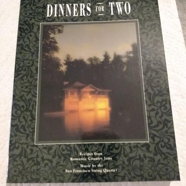 Signed First Edition New - Sharon O'Connor's Dinners for Two : Recipes from Romantic country inns, Cookbook 1991 ISBN 0961515058