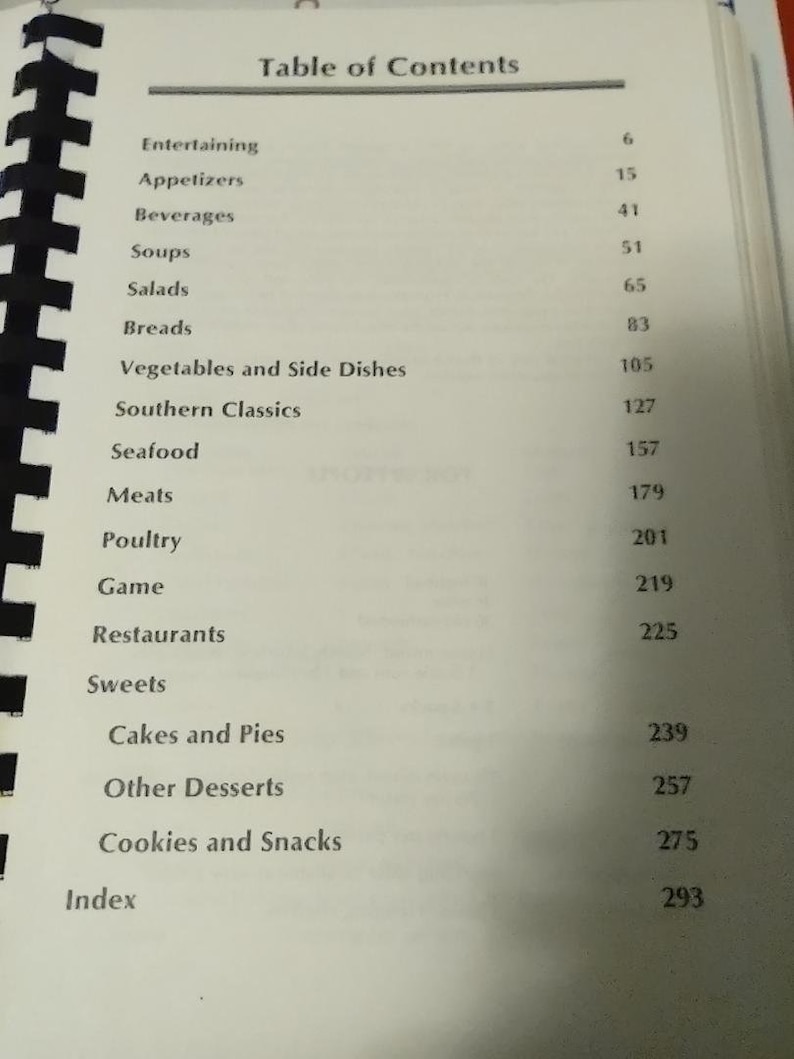 Regional Cookbook 'putting on the Grits' JUNIOR Etsy