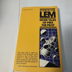 More Tales of Pirx the Pilot by Stanislaw Lem 1983 Paperback First Harvest edition, ISBN 0156621436 Science Fiction, Rare book, VG