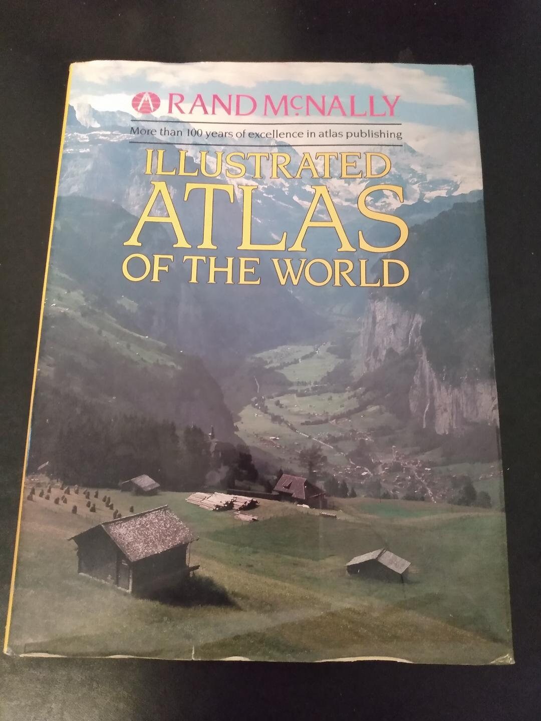 洋書 THE Completely Illustrated Atlas Rand Mcnally Illustrated Atlas of the World 1986 HCDJ