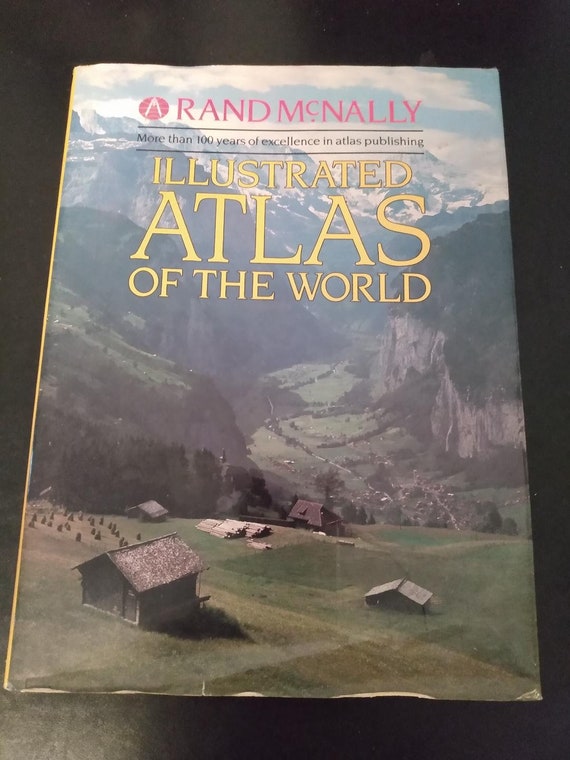 Rand Mcnally Illustrated Atlas of the World 1986 HCDJ