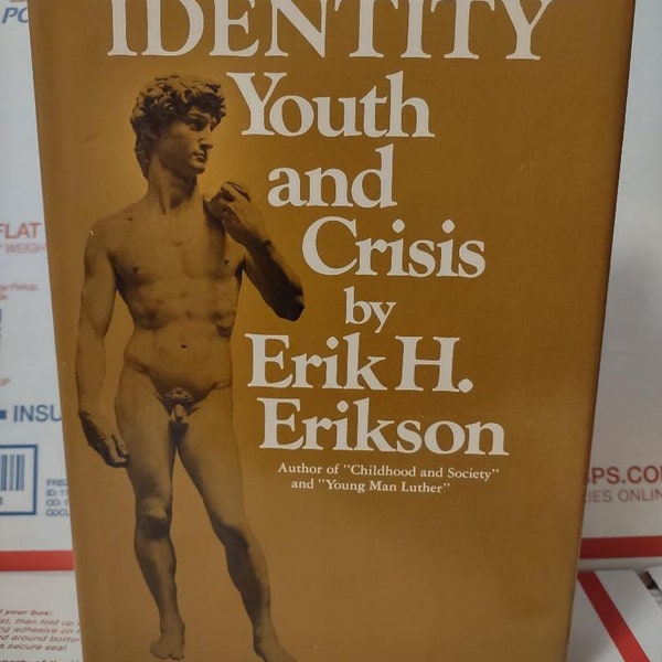 Erik H. Erikson IDENTITY Youth and Crisis 1st Edition 2nd Printing Hardcover New York W. W. Norton & Company 1968 Rare Book