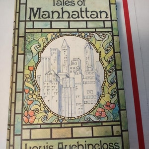 Tales of Manhattan, Hardcover, Book Club Ed, 1967, Houghton by Louis Auchincloss, Fiction classics, Rare Vintage book