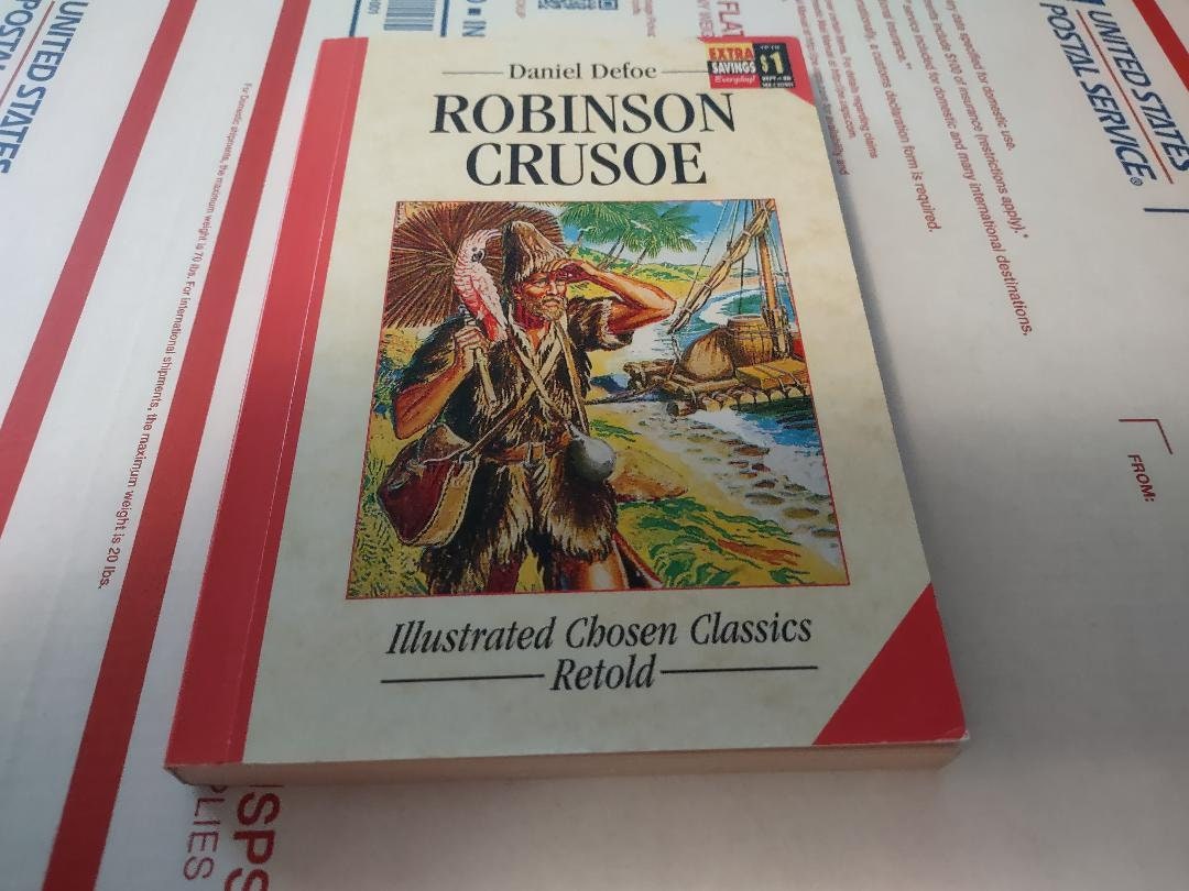 Robinson Crusoe by Daniel Defoe Illustrated Chosen Classic Retold ...