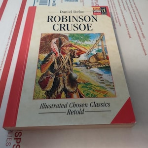Robinson Crusoe by Daniel Defoe illustrated chosen classic retold, Gresham Publishing 1997 Paperback, Fiction