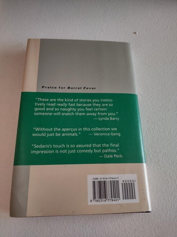 洋書 BARREL FEVER DAVID SEDARIS FIRST EDITION Barrel Fever Stories and Essays David Sedaris Hardcover 1994