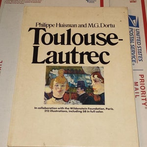 Vintage Toulouse-Lautrec Art Book: 1973 First Edition, Illustrated
