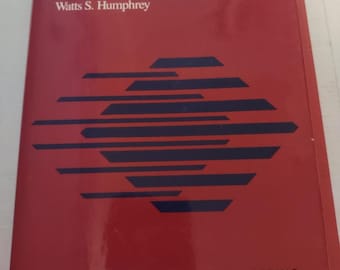 Managing the Software Process by Watts S. Humphrey reprint with corrections 1990 HCDJ ISBN 0201180952