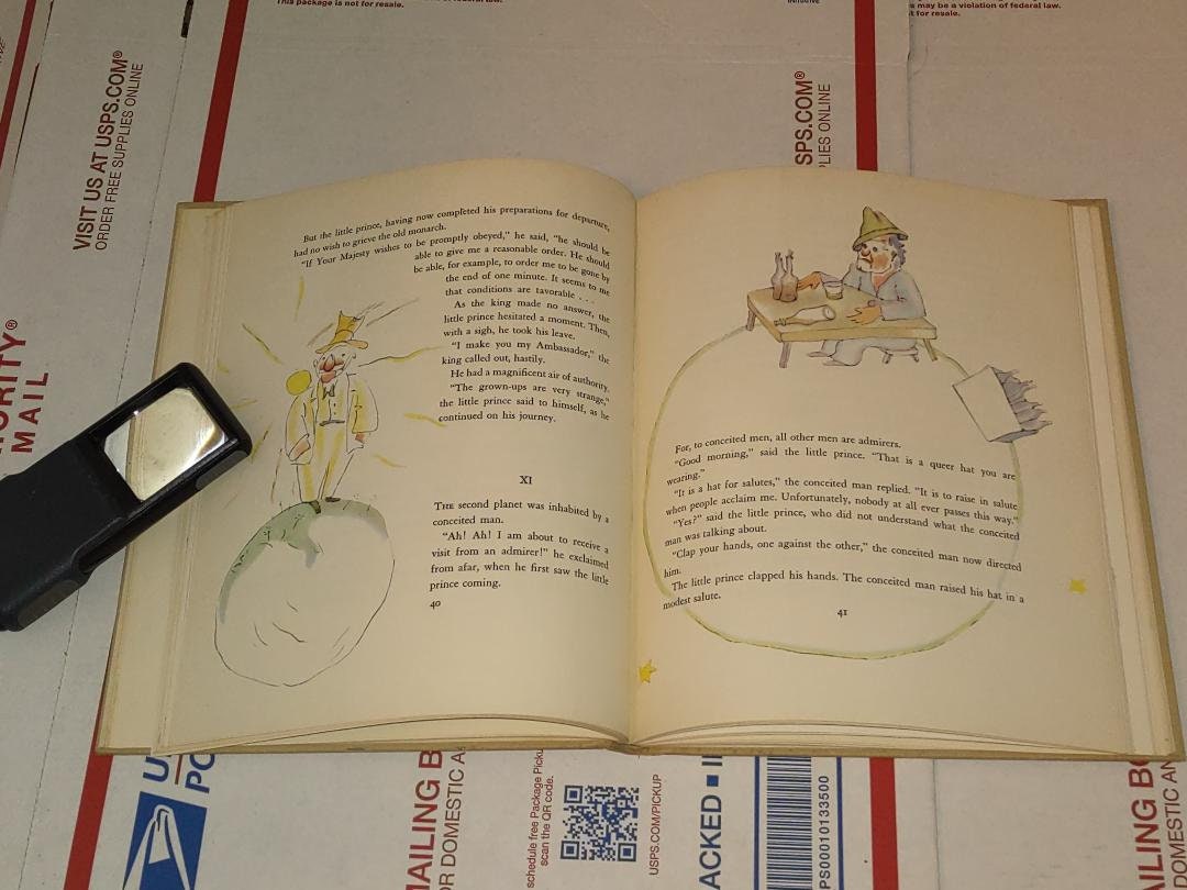 Antoine De Saint-exupery; the Little Prince. 1957 Edition Dust