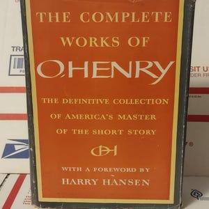 The Complete Works of O Henry, Volume one 1953 Hardcover, Short Stories Anthologies Fiction, Vintage book 823 Pages